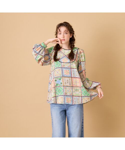 Rose Tiara / ローズティアラ シャツ・ブラウス | 【22fabric】ハンカチコレクター/ ブラウス | 詳細2