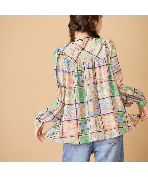 Rose Tiara / ローズティアラ シャツ・ブラウス | 【22fabric】ハンカチコレクター/ ブラウス | 詳細4