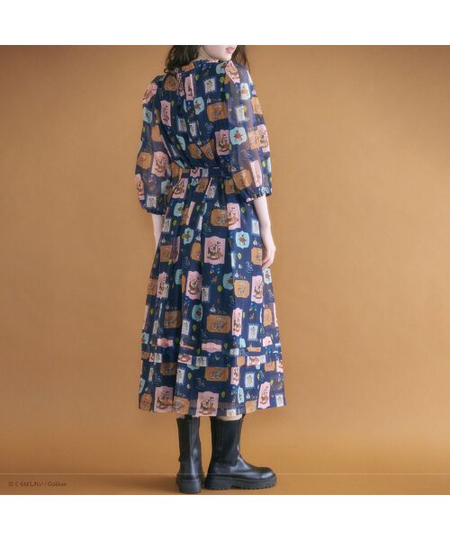 Rose Tiara / ローズティアラ ミニ・ひざ丈スカート | 【くらはしれいコラボ】MIXPTボリュームタックスカート | 詳細5