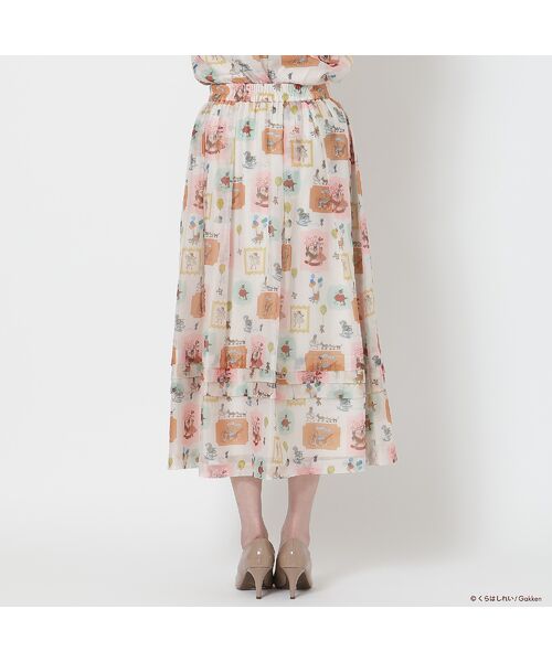 Rose Tiara / ローズティアラ ミニ・ひざ丈スカート | 【くらはしれいコラボ】MIXPTボリュームタックスカート | 詳細8