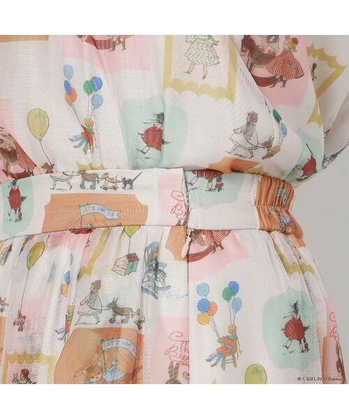 Rose Tiara / ローズティアラ ミニ・ひざ丈スカート | 【くらはしれいコラボ】MIXPTボリュームタックスカート | 詳細10