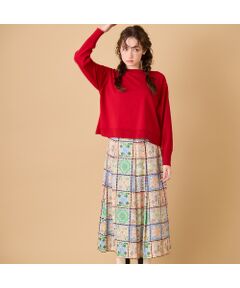 Rose Tiara / ローズティアラ ミニ・ひざ丈スカート | 【22fabric】ハンカチコレクター/ スカート