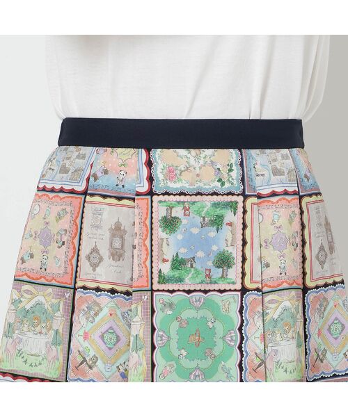 Rose Tiara / ローズティアラ ミニ・ひざ丈スカート | 【22fabric】ハンカチコレクター/ スカート | 詳細12