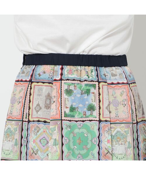 Rose Tiara / ローズティアラ ミニ・ひざ丈スカート | 【22fabric】ハンカチコレクター/ スカート | 詳細14