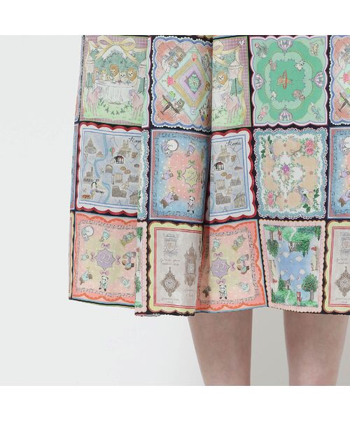 Rose Tiara / ローズティアラ ミニ・ひざ丈スカート | 【22fabric】ハンカチコレクター/ スカート | 詳細15