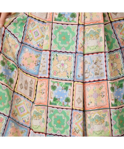 Rose Tiara / ローズティアラ ミニ・ひざ丈スカート | 【22fabric】ハンカチコレクター/ スカート | 詳細8