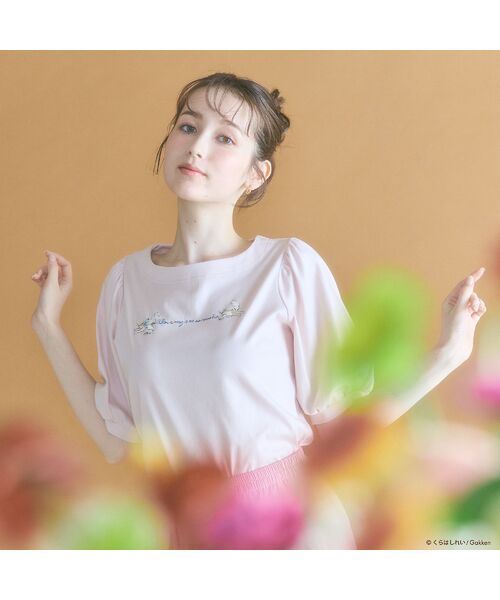 Rose Tiara / ローズティアラ カットソー | 【くらはしれいコラボ】ギャザースリーブカットソー | 詳細3