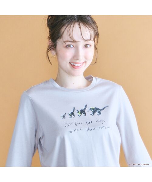 Rose Tiara/ローズティアラ 【くらはしれいコラボ】クルーネックカットソー ベージュ 42 Rose Tiara/ローズティアラ 【くらはしれいコラボ】クルーネックカットソー ベージュ 42