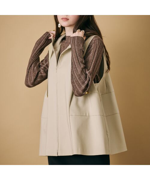 Rose Tiara / ローズティアラ ベスト | サイドタックフード付きジレ | 詳細1