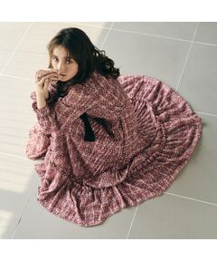 Rose Tiara / ローズティアラ ミニ丈・ひざ丈ワンピース | ツィードプリントワンピース