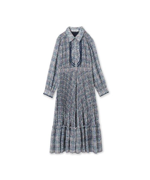 Rose Tiara / ローズティアラ ミニ丈・ひざ丈ワンピース | ツィードプリントワンピース | 詳細15