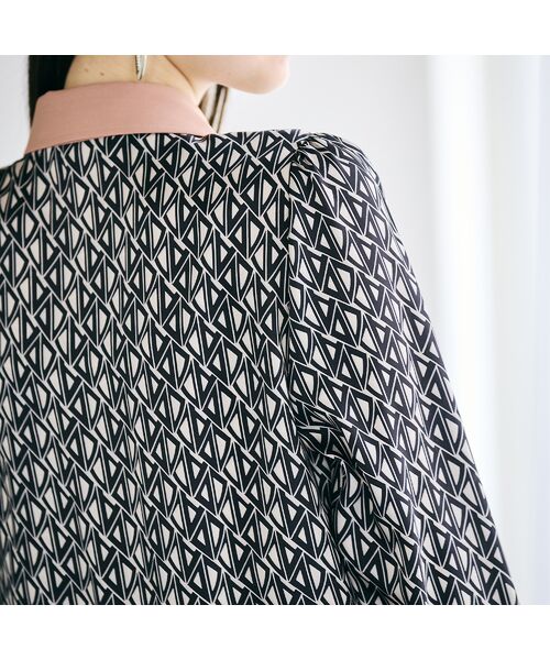 Rose Tiara / ローズティアラ ミニ丈・ひざ丈ワンピース | ビジュー釦ヴィンテージ風ワンピース | 詳細7