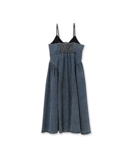 Rose Tiara / ローズティアラ ミニ丈・ひざ丈ワンピース | デニムドッキングワンピース | 詳細14