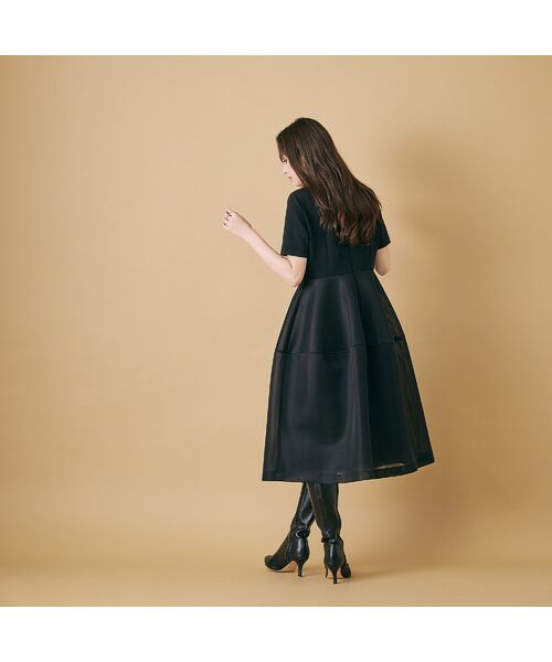 Rose Tiara / ローズティアラ ミニ丈・ひざ丈ワンピース | 【M-StyleLuxeコラボ】【人気のため追加】メッシュスカートワンピース | 詳細2