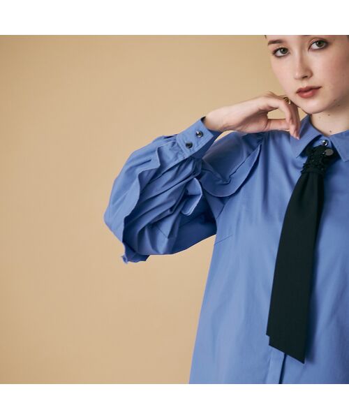 Rose Tiara / ローズティアラ シャツ・ブラウス | ビジューネクタイ付きシャツ | 詳細8