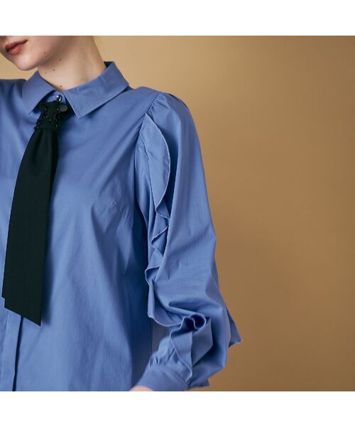 Rose Tiara / ローズティアラ シャツ・ブラウス | ビジューネクタイ付きシャツ | 詳細9