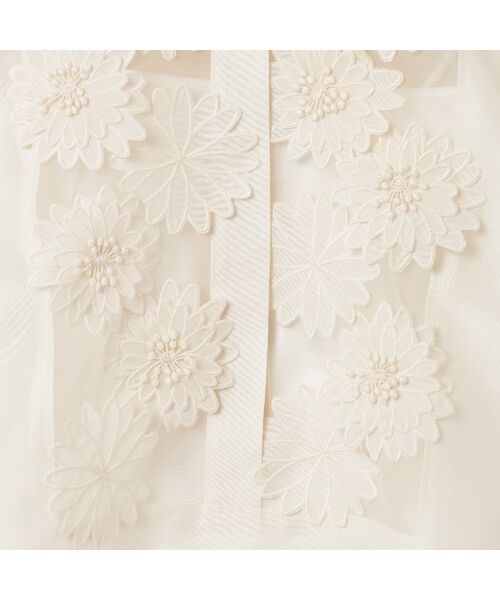 Rose Tiara / ローズティアラ シャツ・ブラウス | 立体フラワーモチーフ付きブラウス | 詳細17