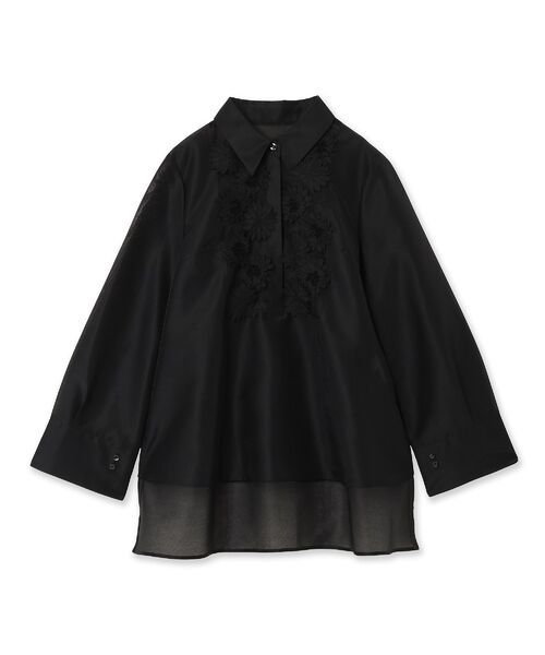 Rose Tiara / ローズティアラ シャツ・ブラウス | 立体フラワーモチーフ付きブラウス | 詳細18