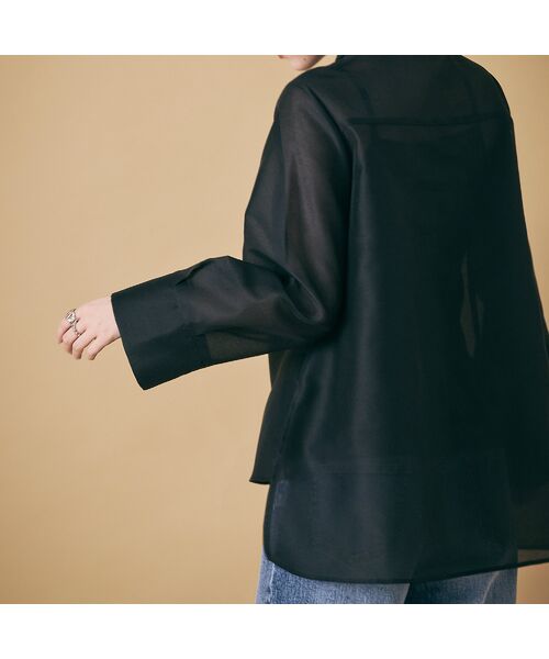 Rose Tiara / ローズティアラ シャツ・ブラウス | 立体フラワーモチーフ付きブラウス | 詳細9