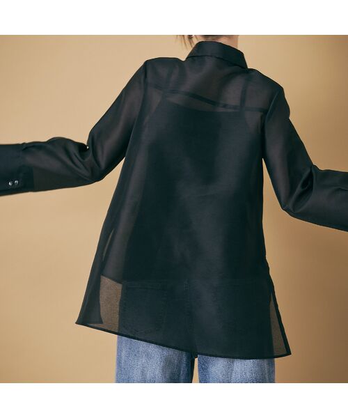 Rose Tiara / ローズティアラ シャツ・ブラウス | 立体フラワーモチーフ付きブラウス | 詳細10