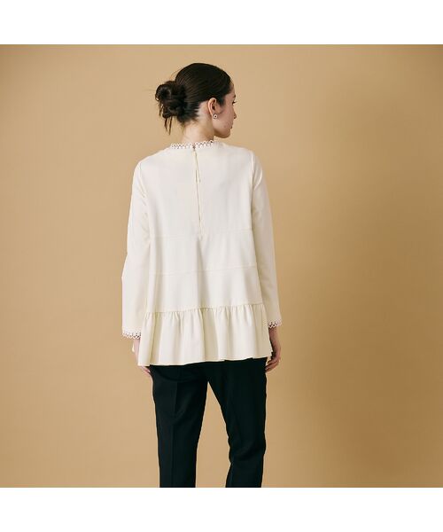 Rose Tiara / ローズティアラ シャツ・ブラウス | 胸元フラワー×レースブラウス | 詳細4