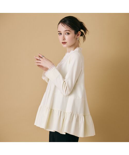 Rose Tiara / ローズティアラ シャツ・ブラウス | 胸元フラワー×レースブラウス | 詳細5