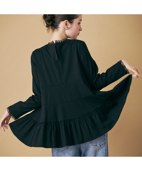 Rose Tiara / ローズティアラ シャツ・ブラウス | 胸元フラワー×レースブラウス | 詳細10