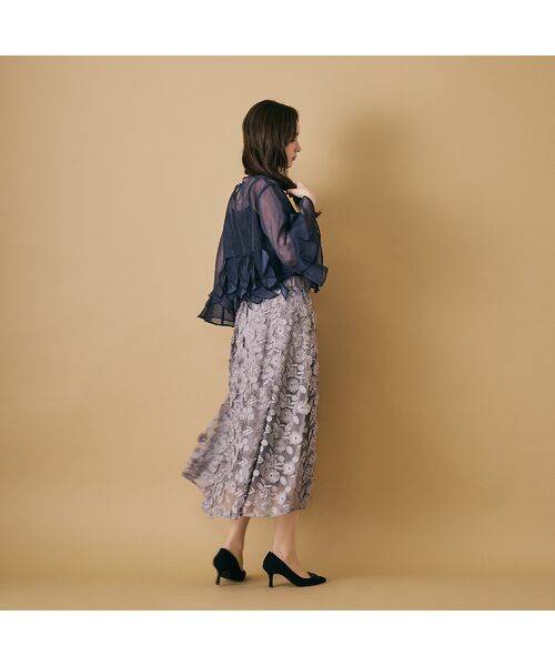 Rose Tiara / ローズティアラ ミニ・ひざ丈スカート | チュールレーススカート | 詳細2