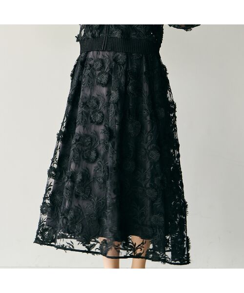 Rose Tiara / ローズティアラ ミニ・ひざ丈スカート | チュールレーススカート | 詳細7