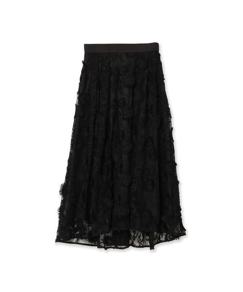Rose Tiara / ローズティアラ ミニ・ひざ丈スカート | チュールレーススカート | 詳細15