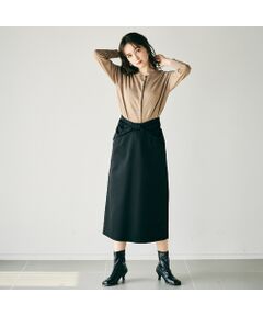 Rose Tiara / ローズティアラ ミニ・ひざ丈スカート | ウエストビッグリボンスカート