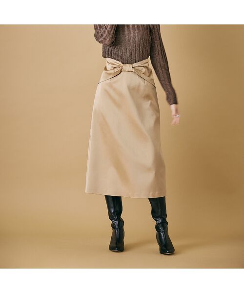 Rose Tiara / ローズティアラ ミニ・ひざ丈スカート | ウエストビッグリボンスカート | 詳細1