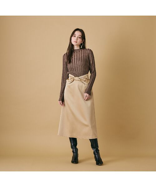 Rose Tiara / ローズティアラ ミニ・ひざ丈スカート | ウエストビッグリボンスカート | 詳細2