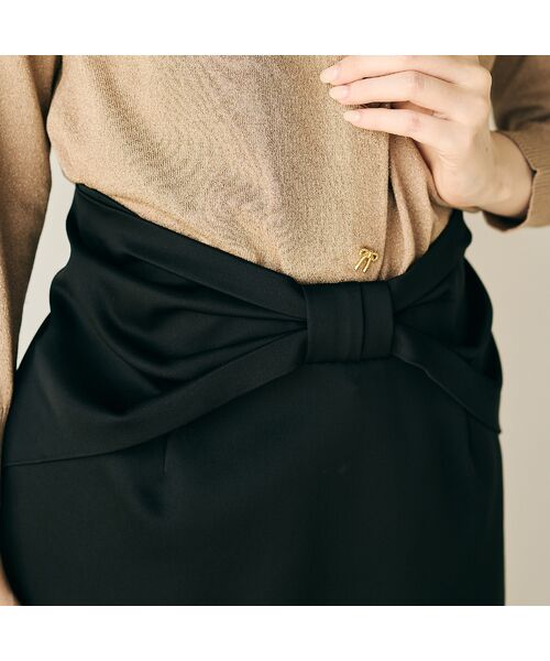 Rose Tiara / ローズティアラ ミニ・ひざ丈スカート | ウエストビッグリボンスカート | 詳細7