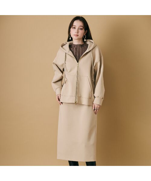 Rose Tiara / ローズティアラ ミニ・ひざ丈スカート | 【セットアップ対応】肉厚ダンボールタイトスカート | 詳細3