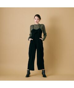 Rose Tiara / ローズティアラ サロペット・オールインワン | 胸元リボンサロペット