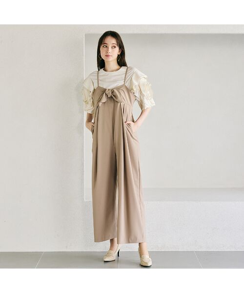 Rose Tiara / ローズティアラ サロペット・オールインワン | 胸元リボンサロペット | 詳細1