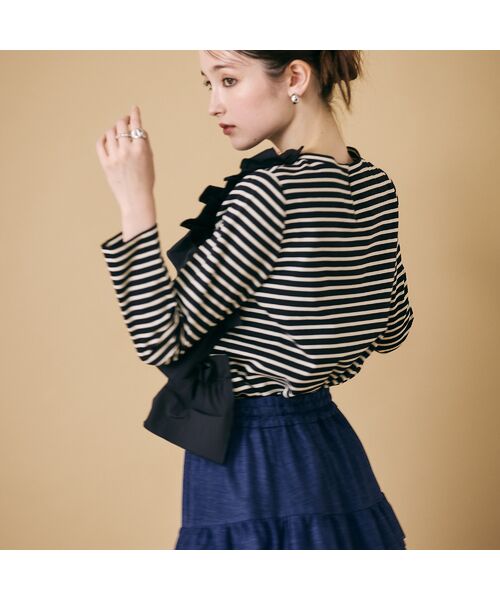 Rose Tiara / ローズティアラ カットソー | ショルダーフリル付きカットソー | 詳細3