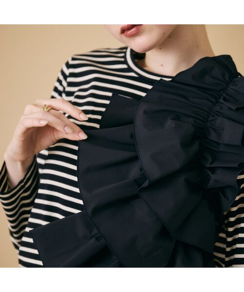 Rose Tiara / ローズティアラ カットソー | ショルダーフリル付きカットソー | 詳細5