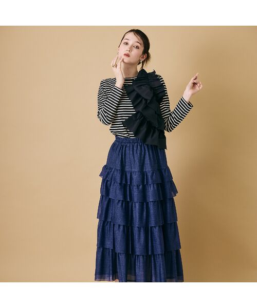 Rose Tiara / ローズティアラ カットソー | ショルダーフリル付きカットソー | 詳細6