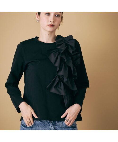 Rose Tiara / ローズティアラ カットソー | ショルダーフリル付きカットソー | 詳細7