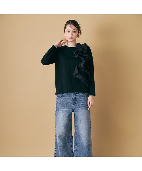 Rose Tiara / ローズティアラ カットソー | ショルダーフリル付きカットソー | 詳細10