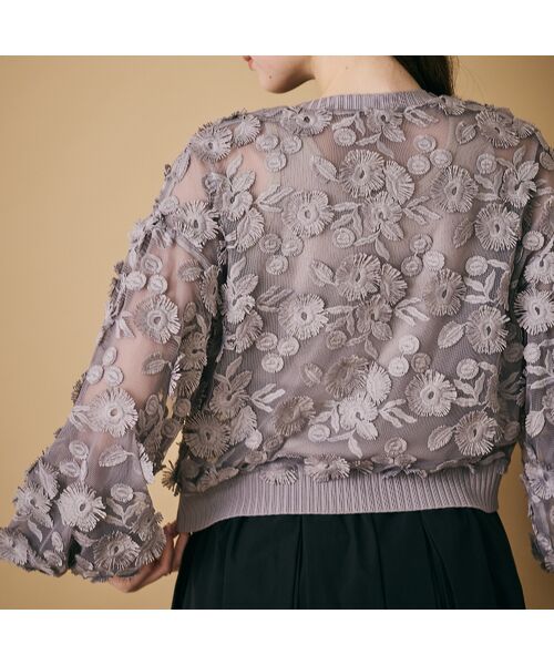 Rose Tiara / ローズティアラ カーディガン・ボレロ | チュールレースカーディガン | 詳細2