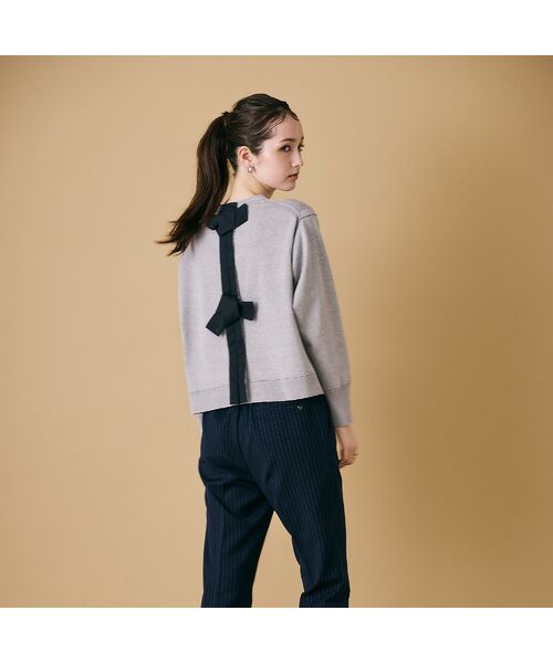 Rose Tiara / ローズティアラ ニット・セーター | バックリボンニットプルオーバー | 詳細3