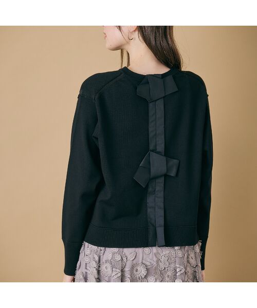 Rose Tiara / ローズティアラ ニット・セーター | バックリボンニットプルオーバー | 詳細6