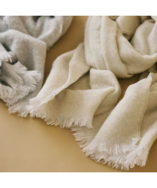 Rose Tiara / ローズティアラ マフラー・ショール・スヌード・ストール | ブークレーシャギーラメムジストール | 詳細4