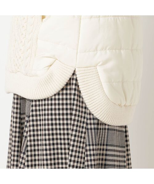Rose Tiara / ローズティアラ その他アウター | ケーブルニットドッキングベスト | 詳細18