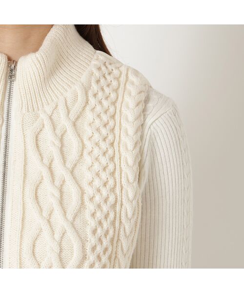 Rose Tiara / ローズティアラ その他アウター | ケーブルニットドッキングベスト | 詳細16