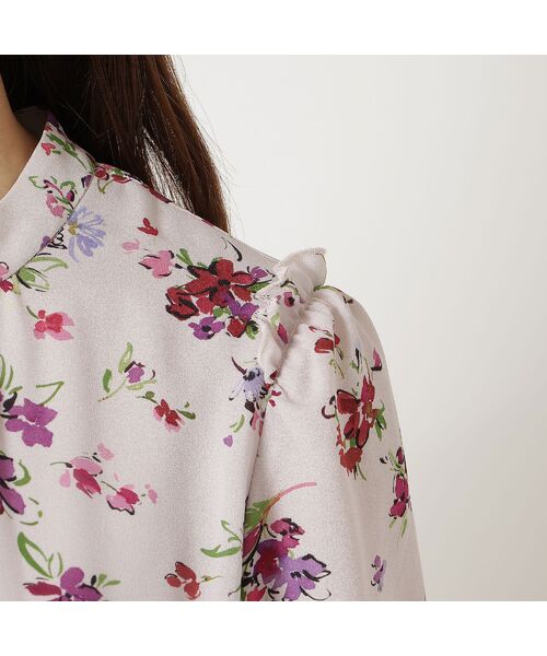 Rose Tiara / ローズティアラ ミニ丈・ひざ丈ワンピース | フラワープリントワンピース | 詳細13