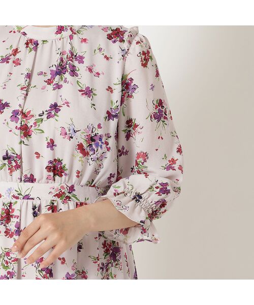 Rose Tiara / ローズティアラ ミニ丈・ひざ丈ワンピース | フラワープリントワンピース | 詳細14
